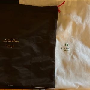 Set of 2 kate spade dust bags